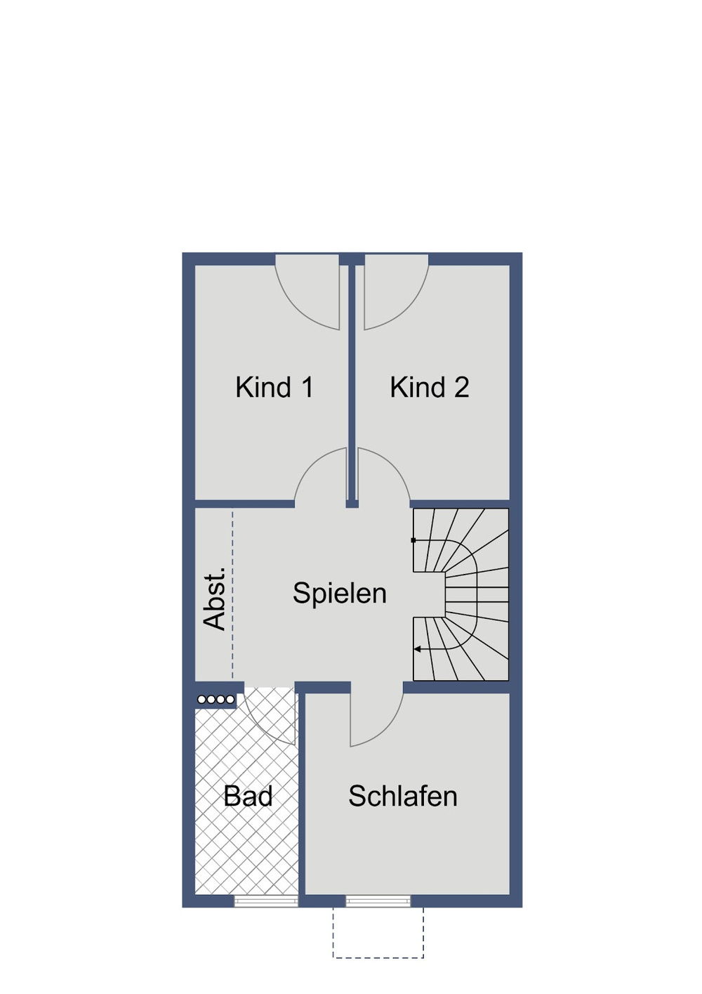 Grundriss Obergeschoss