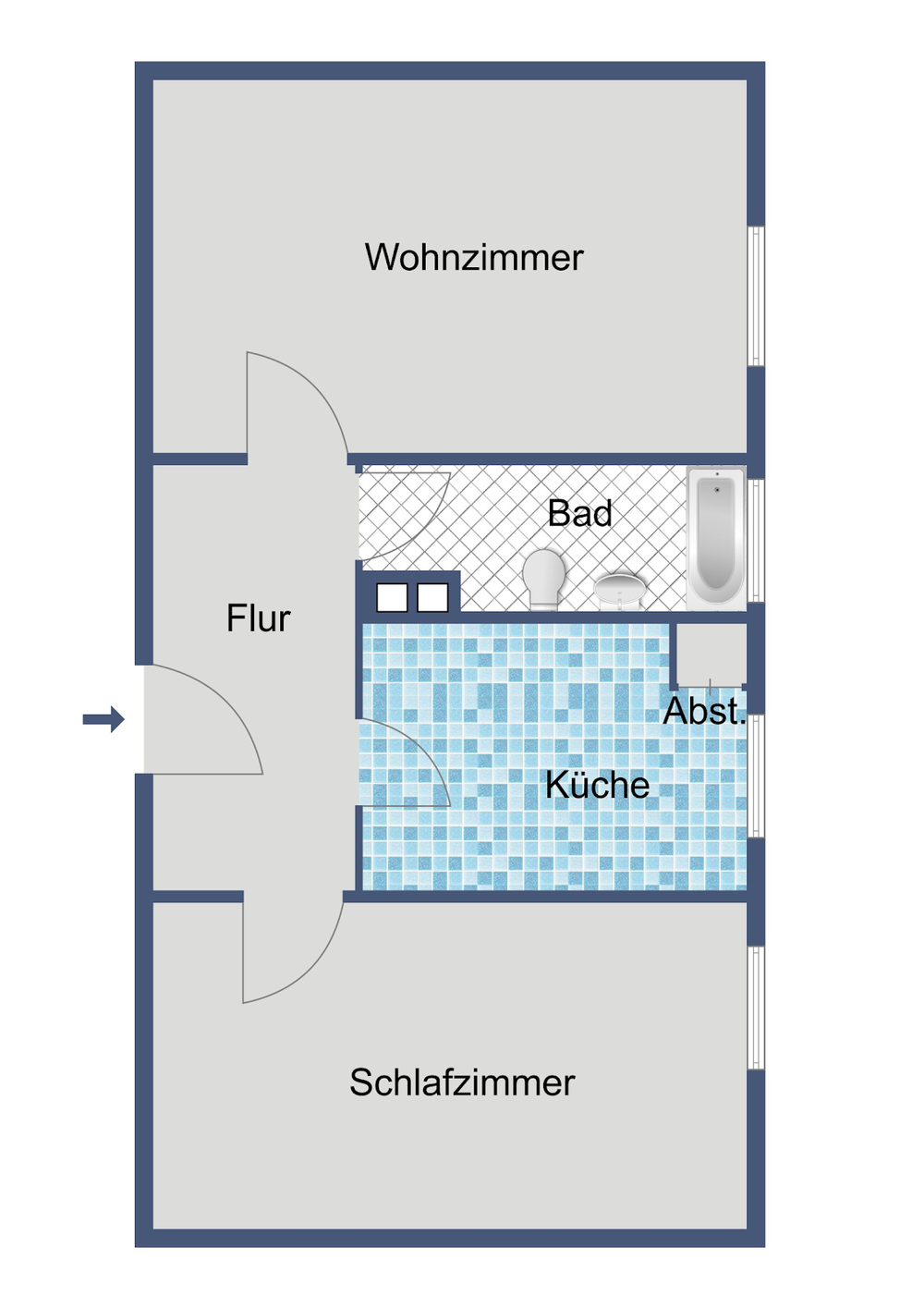 Grundriss mitte