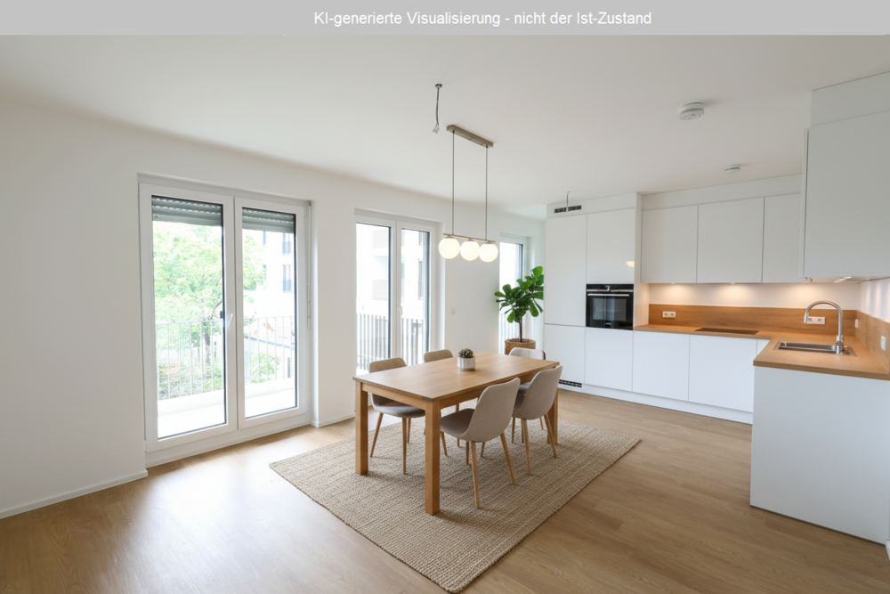 Wohnzimmer_offene Küche_KI_Beispiel