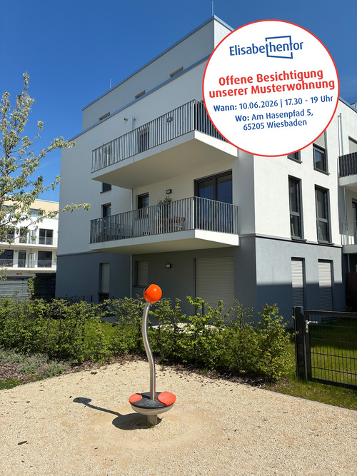 Moderne 2-Zimmer-Neubauwohnung mit Terrasse und Garten im Zweitbezug!
