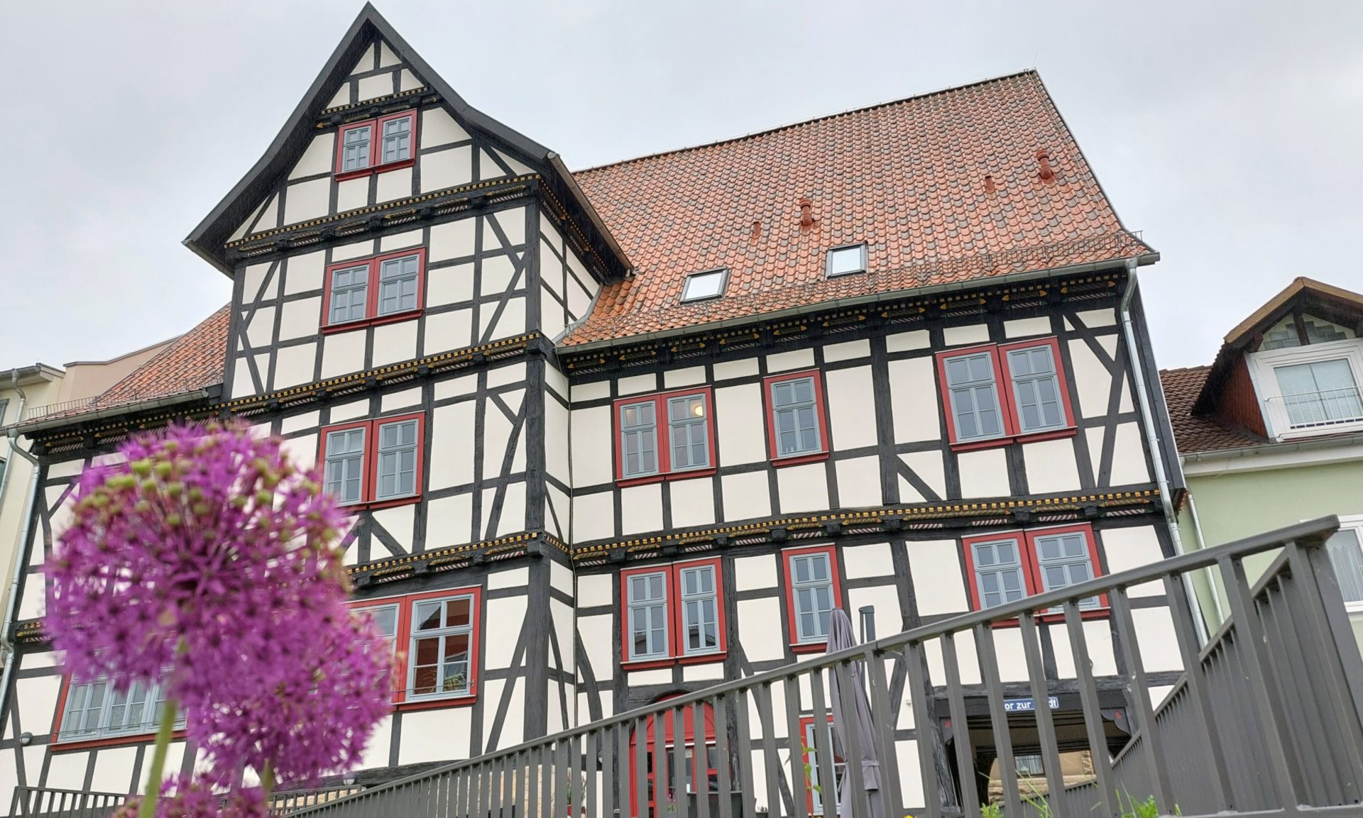 Der Schwebdaer Hof in Treffurt, restauriertes Fachwerkhaus
