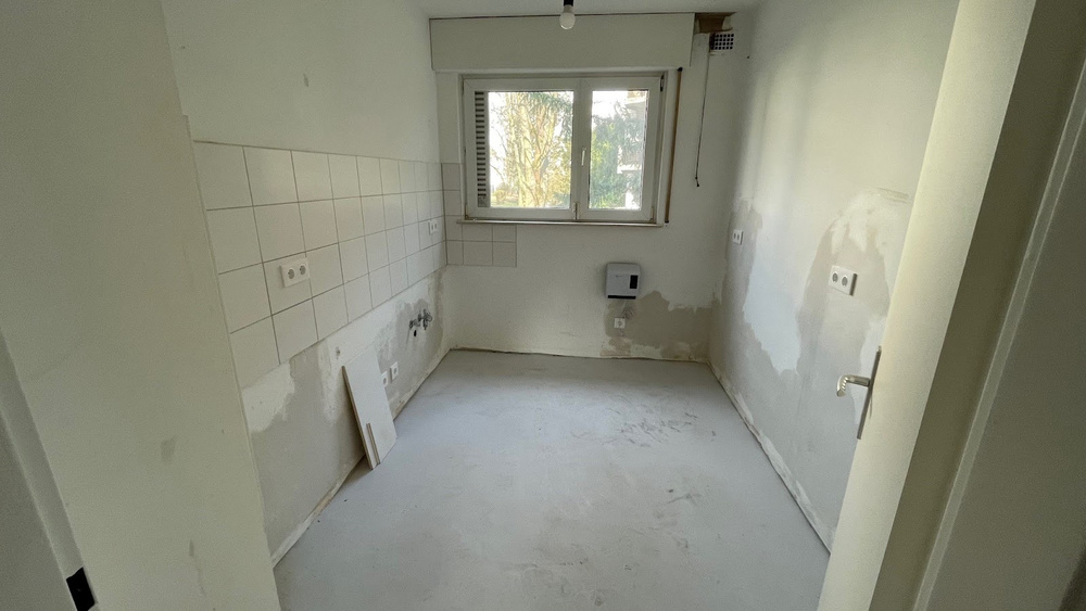 Küche mit Elektroheizer