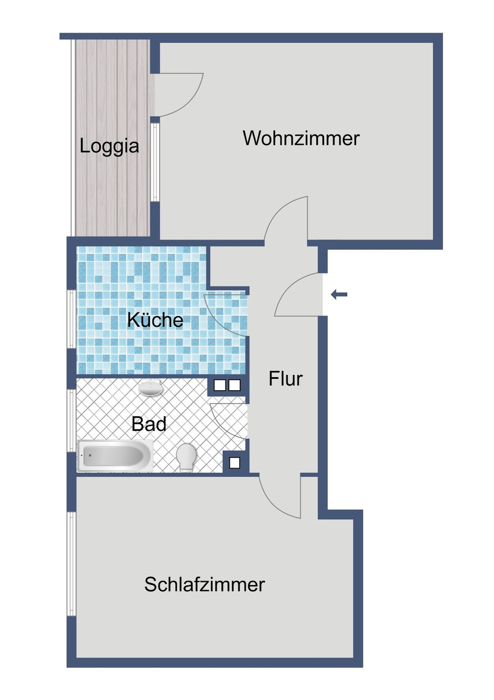 Grundriss mitte
