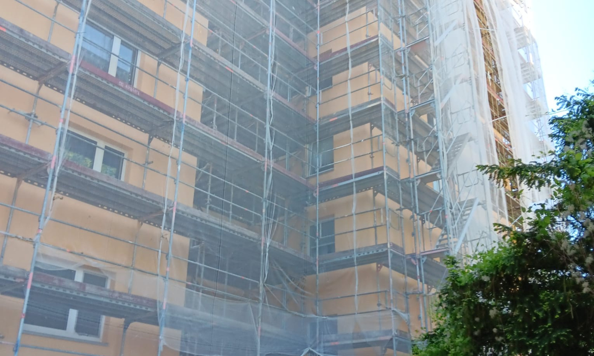 Außenansicht Fassade nach Modernisierung in Bensheim