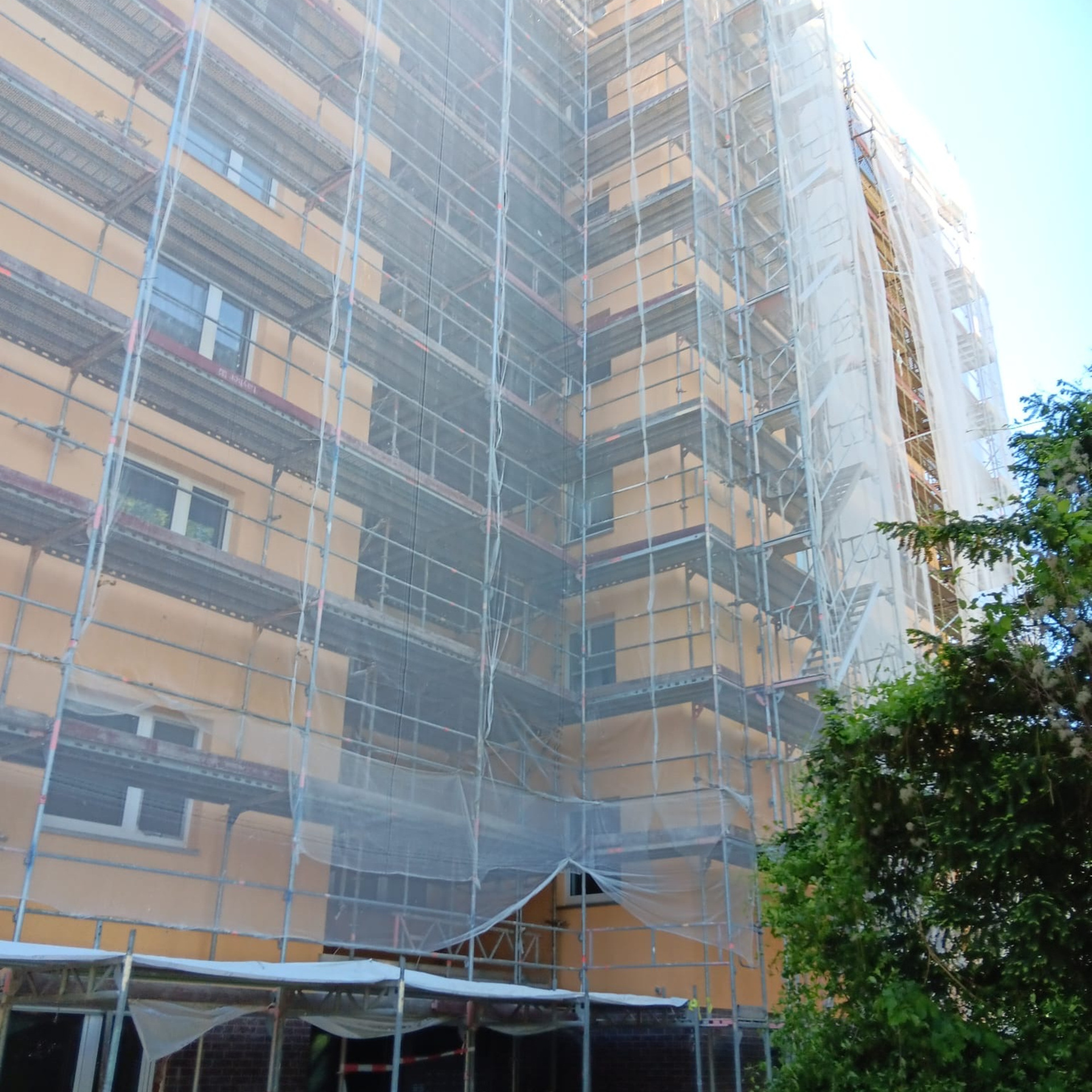 Außenansicht Fassade nach Modernisierung in Bensheim