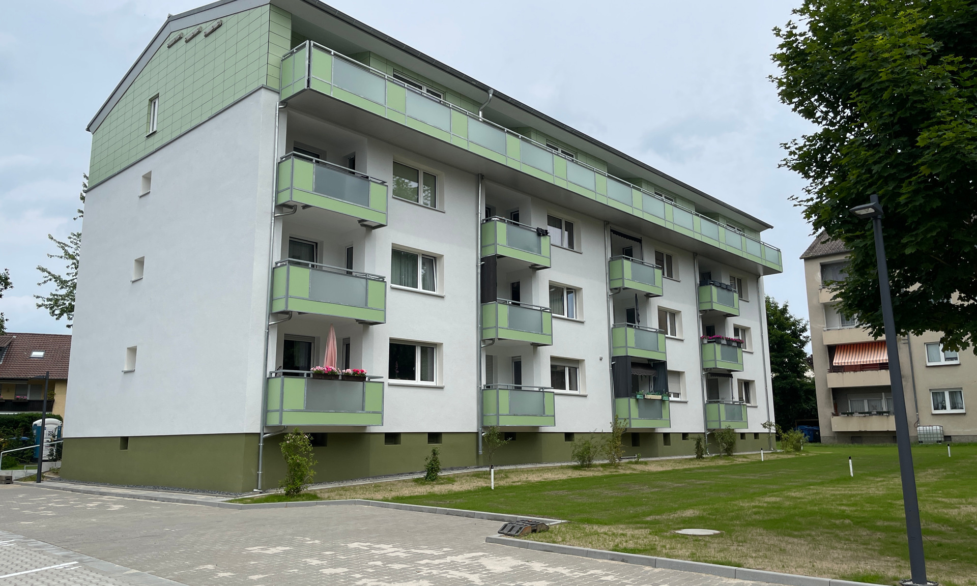 Recycling-Aufstockung in Mörfelden-Walldorf. Foto: NHW