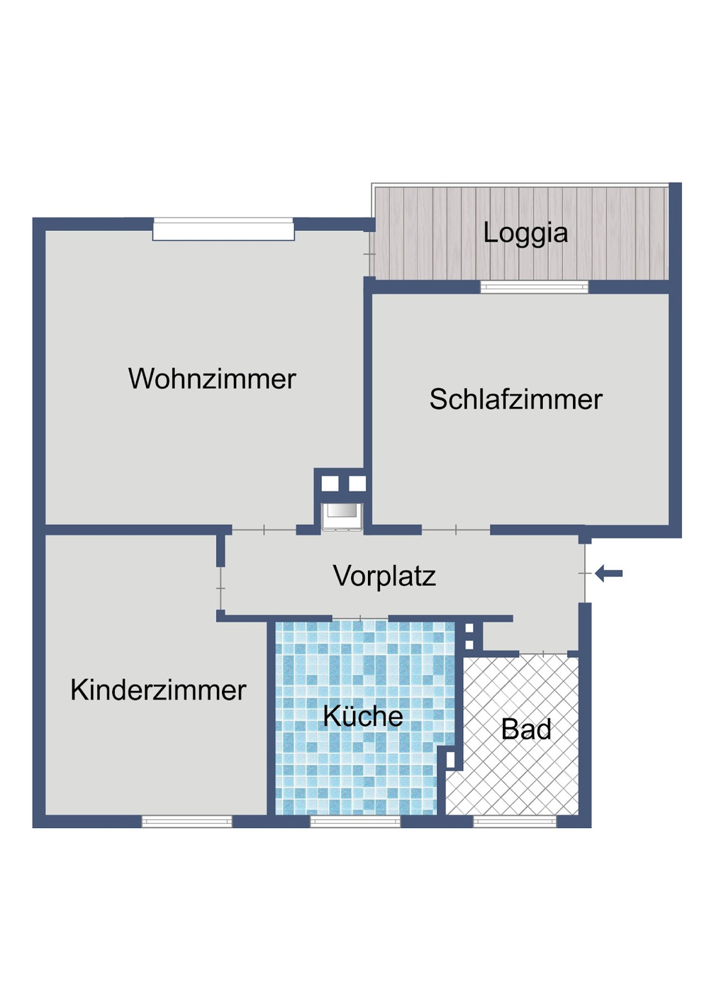 Grundriss Links