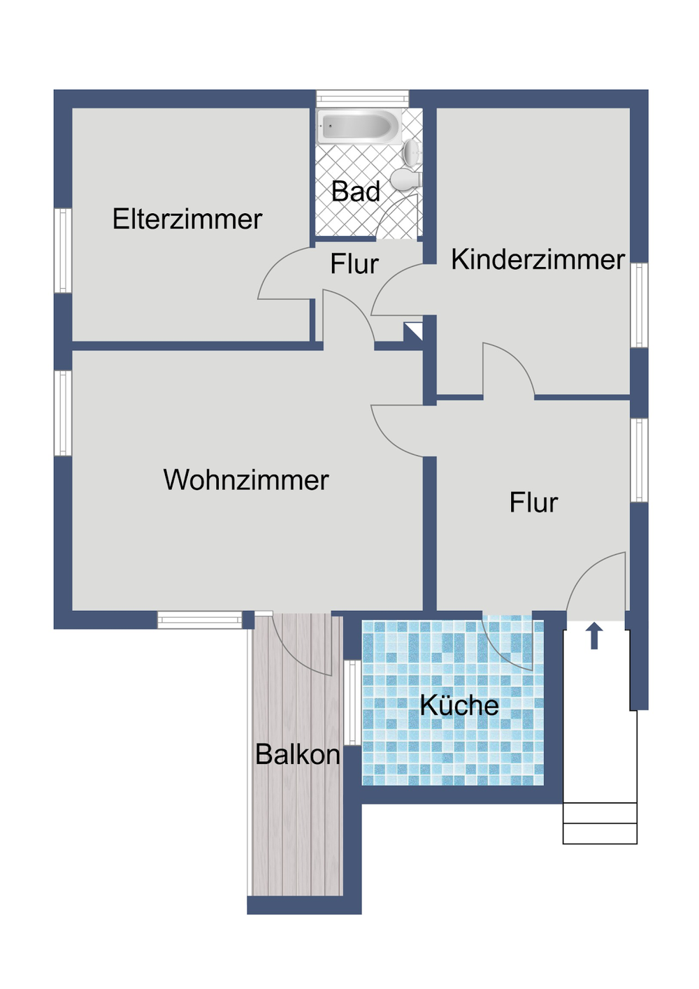 Grundriss rechts