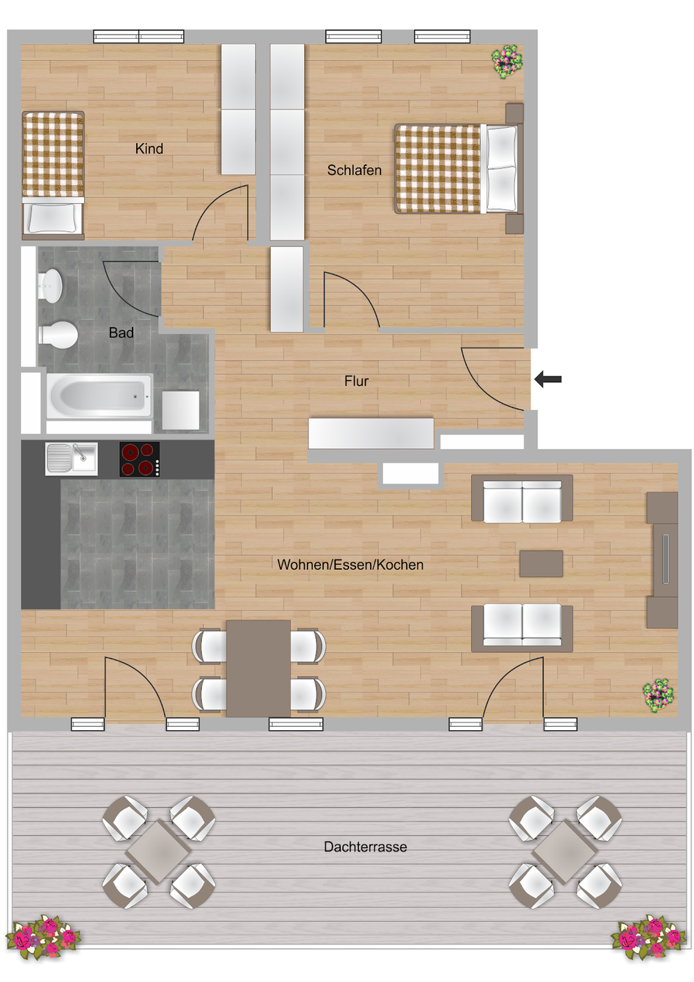 Grundriss 7.OG rechts