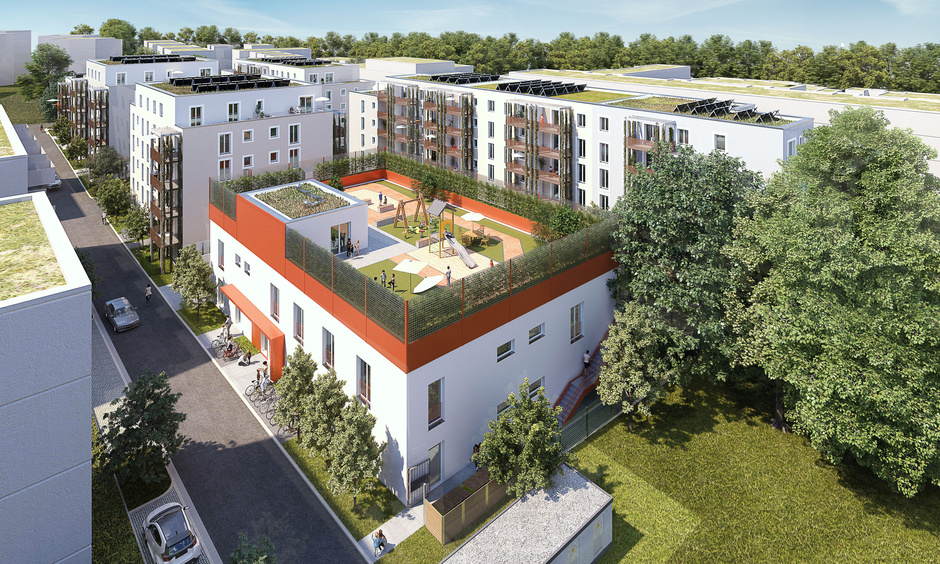 Visualisierung Neubau Mariengärten