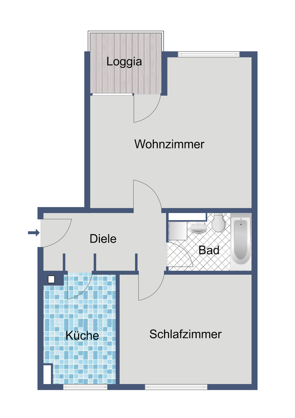 Grundriss rechts