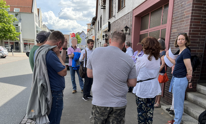 Rege Beteiligung in Büttelborn Foto:NHW