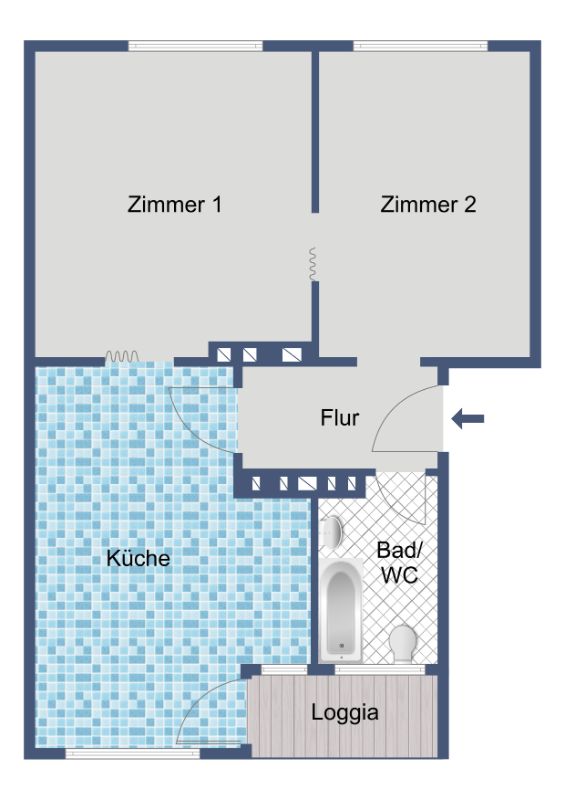 Wohnen, wo das Leben stattfindet - Photo 1