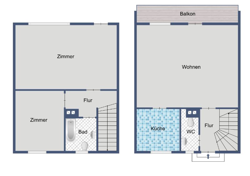 3-Zimmer-Wohnung in Darmstadt mit Balkon, Gäste-WC und Keller - Photo 3