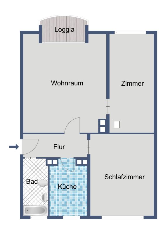 Komfortables Wohnen in der 2. Etage - Photo 3